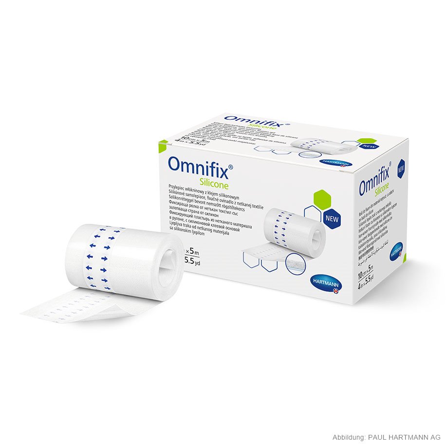 Omnifix silicone Fixiervlies 5 m x 10 cm