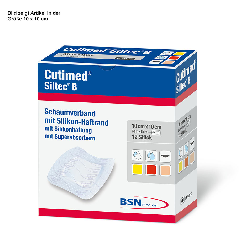Cutimed Siltec B Schaumverband