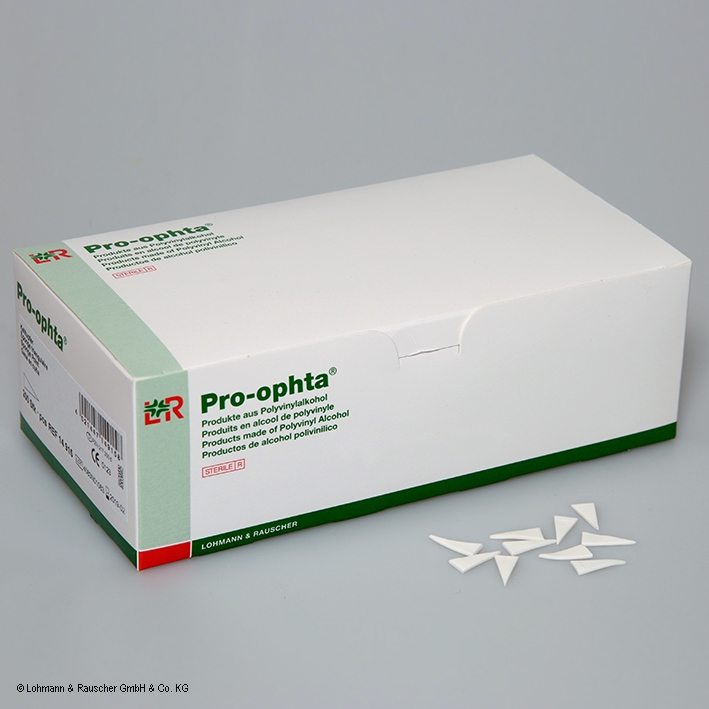 Pro-ophta Keiltupfer Ø 1,5 mm steril