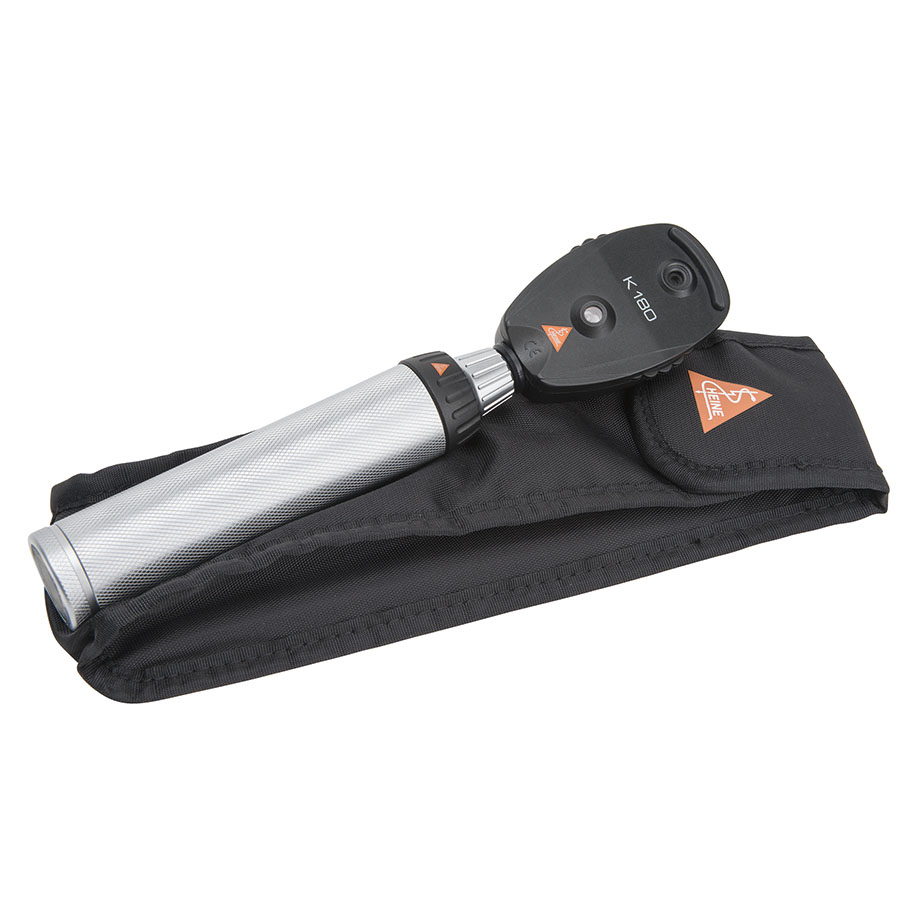 K 180 LED Ophthalmoskop-Set 2,5 V mit BETA Batteriegriff, mit Blendenrad 2