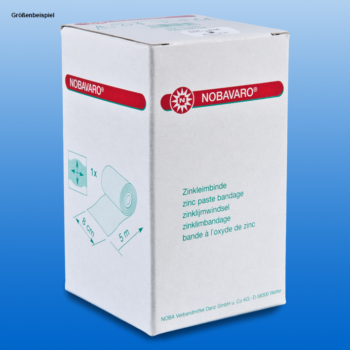 NOBAVARO Zinkleimbinde 10 cm x 7 m