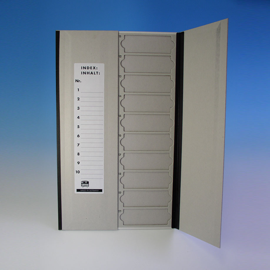 Präparatenmappe mit Deckel