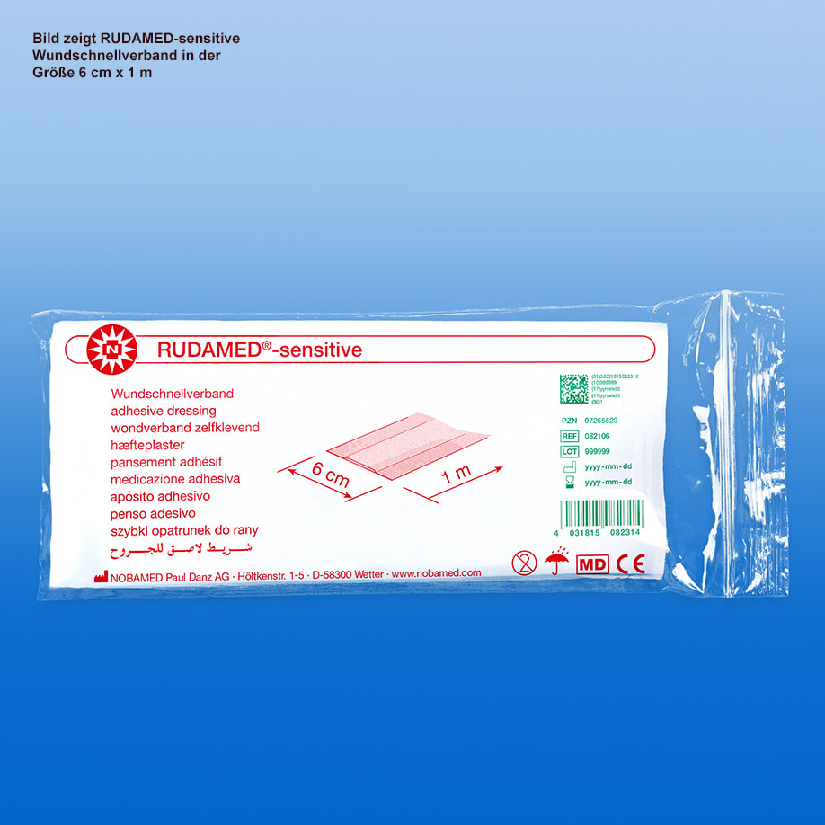 RUDAMED-sensitive Wundschnellverband