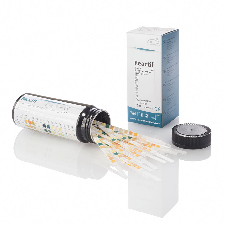 Reactif 14 urine test strips (50 tests)