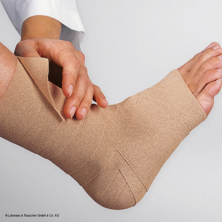 Rosidal haft-Binden steril hautfarben