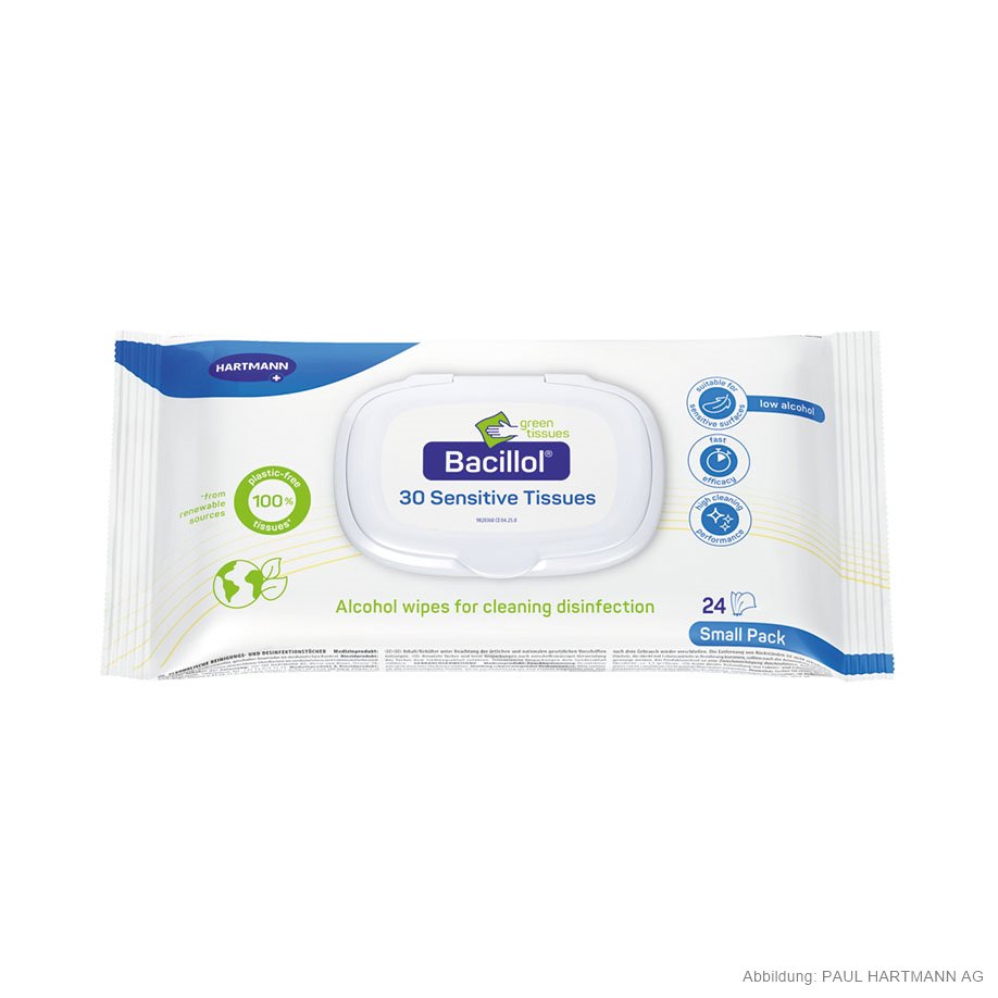 Bacillol 30 Sensitive Green Tissues