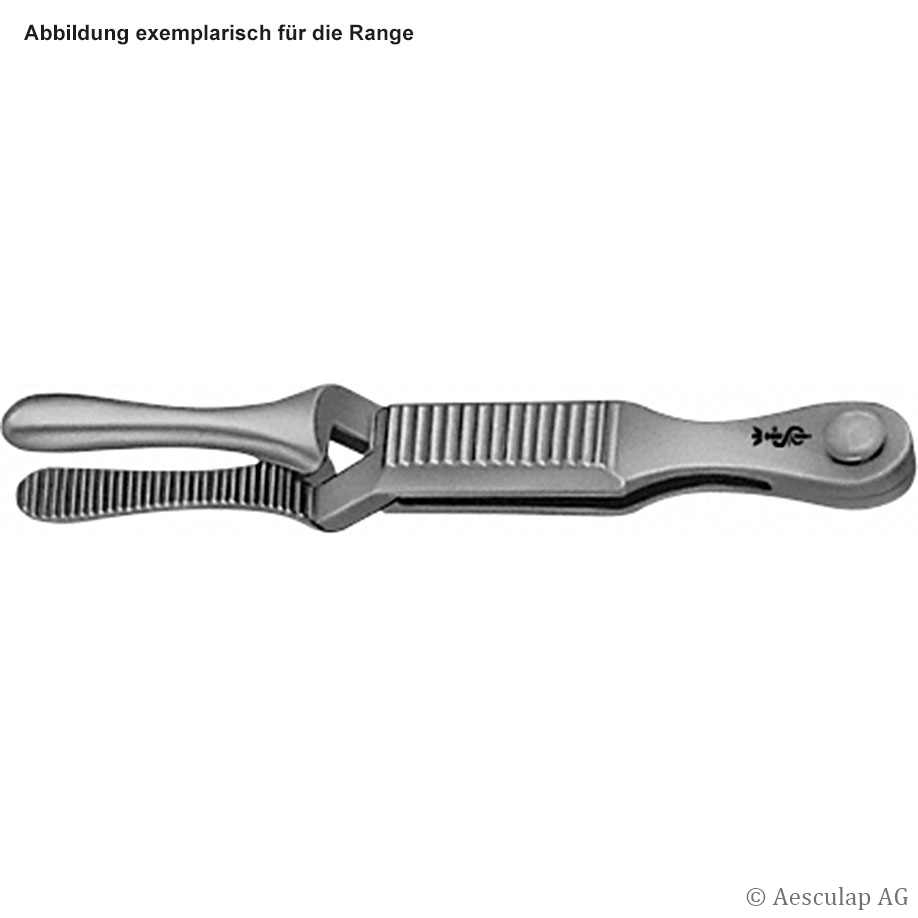 DIEFFENBACH Bulldogklemme, gerade, 3,8 cm