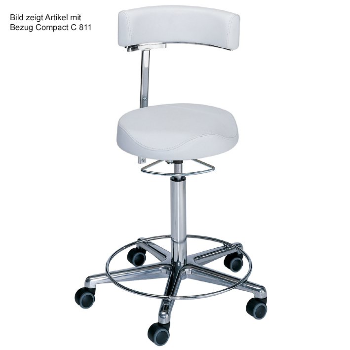 Arbeitsstuhl mit Rückenlehne,