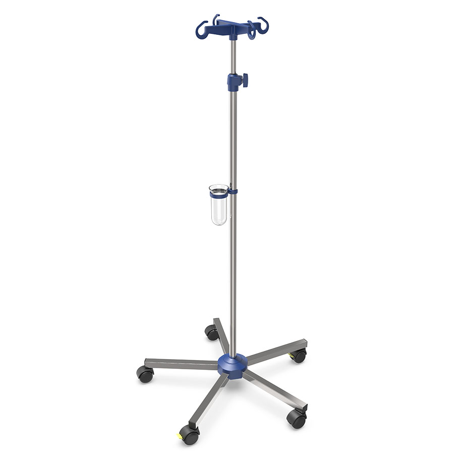 Infusionsständer ratiomed, verchromt