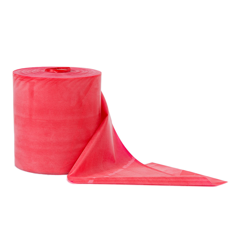 TheraBand 12,8 cm x 45,5 m, mittel stark - rot