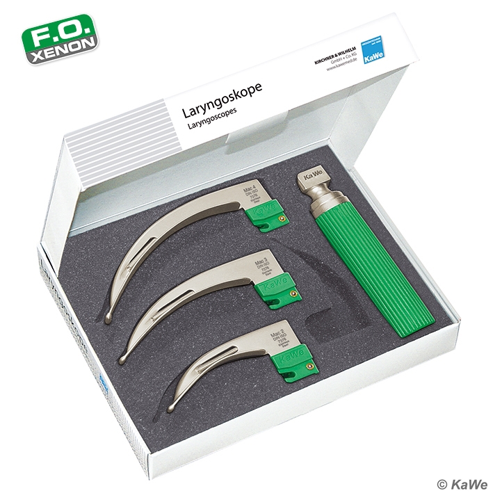 Laryngoskop-Set Economy Macintosh  F.O.