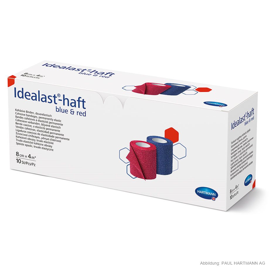Idealast-haft Color Idealbinden 4 m x 8 cm (10 Binden sort.)