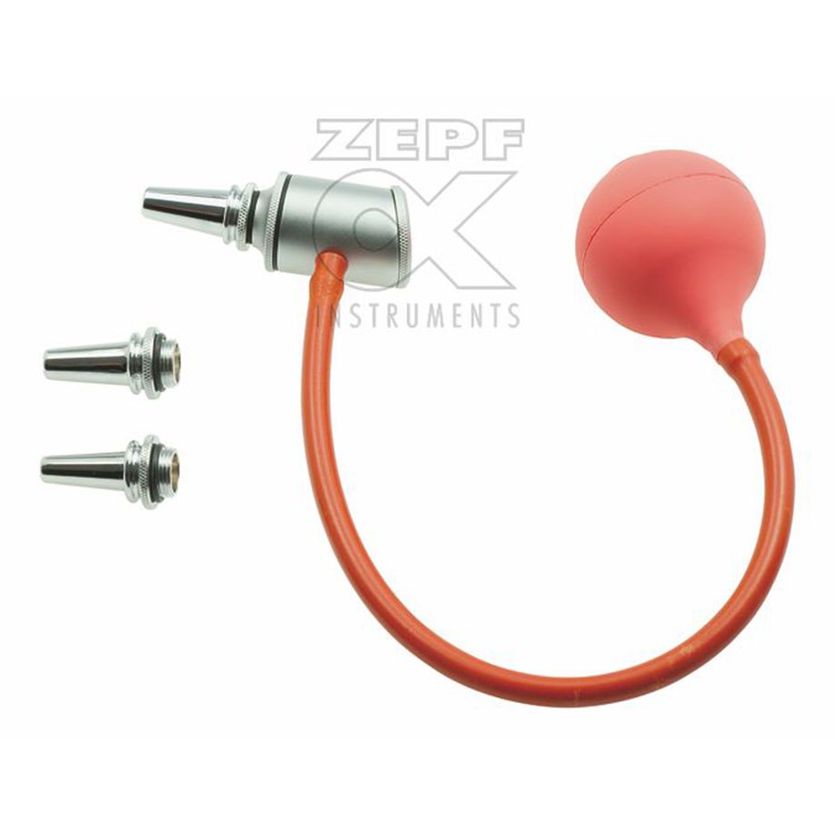 SIEGLE Ohrspekulum mit 3 Trichtern und Gebläse