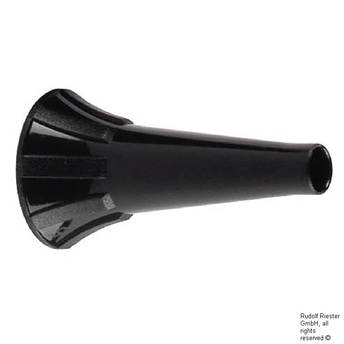 Einmal-Ohrtrichter, Ø 5 mm, schwarz