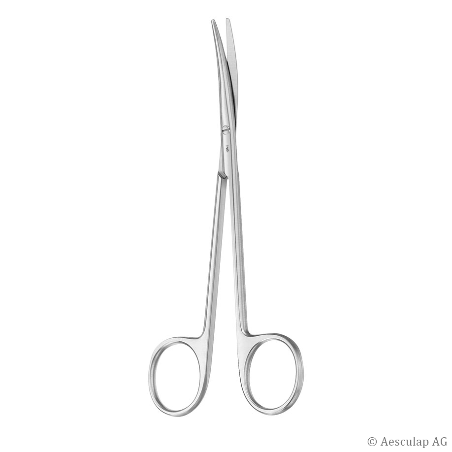 Präparierschere Metzenbaum fein, gebogen