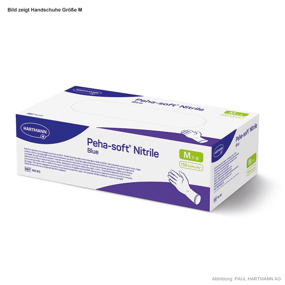 Peha-soft nitrile blue powderfree Gr. XL