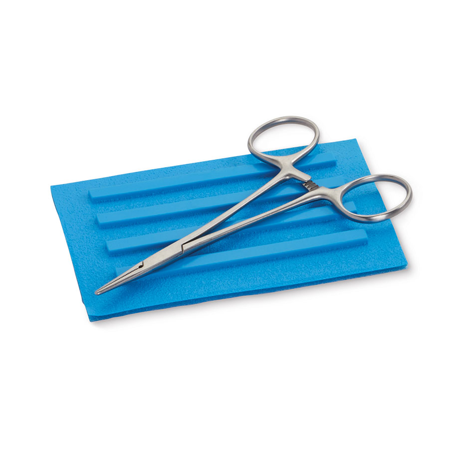 Magnetische OP-Matte blau, steril, 115 x 76 mm