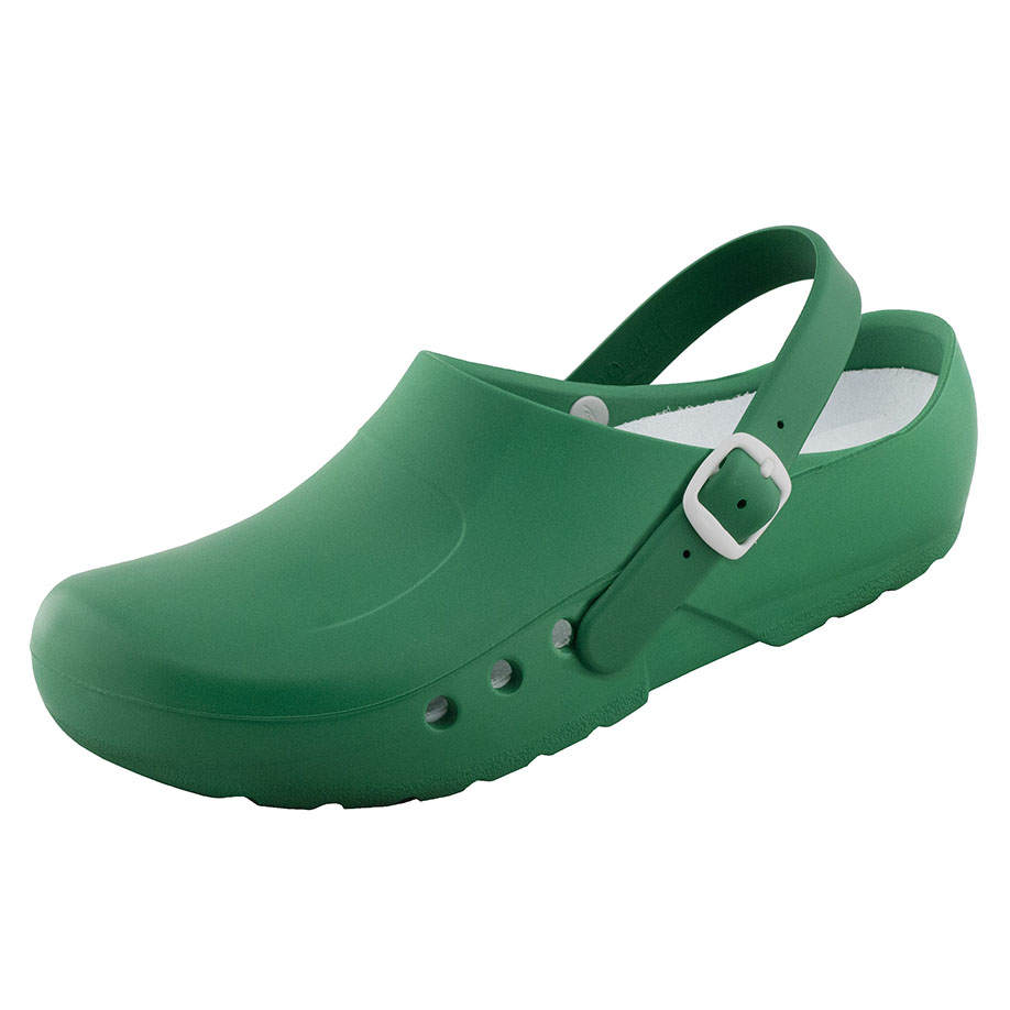 OrthoClogs mit Fersenriemen grün, Gr. 47