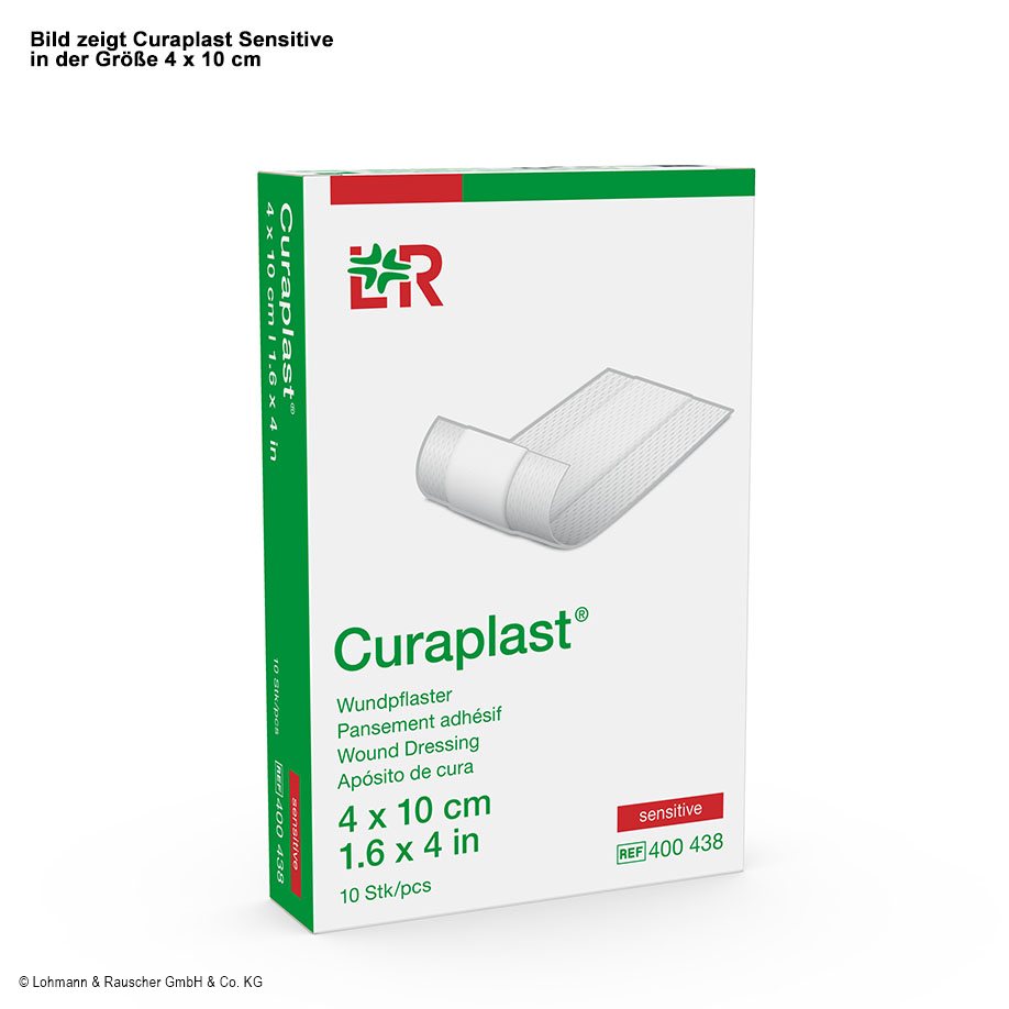 Curaplast Sensitive wound dressing, 5 m x 8 cm