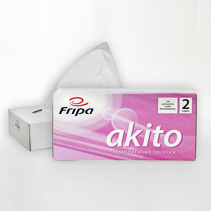 Fripa - Kosmetiktücher akito, hochweiß,