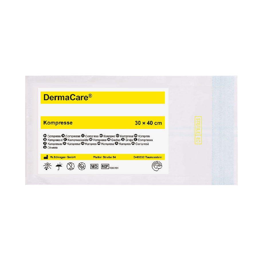 DermaCare compress 30 x 40 cm,  individually packed