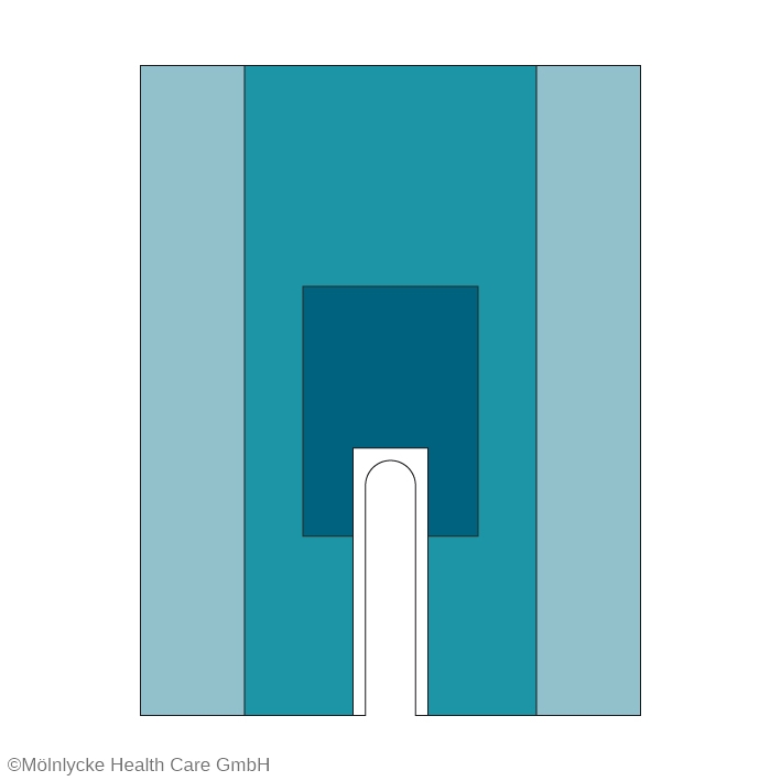 Klinidrape fenestrated drape  self-adhesive 200 x 260 cm (12 pcs.)