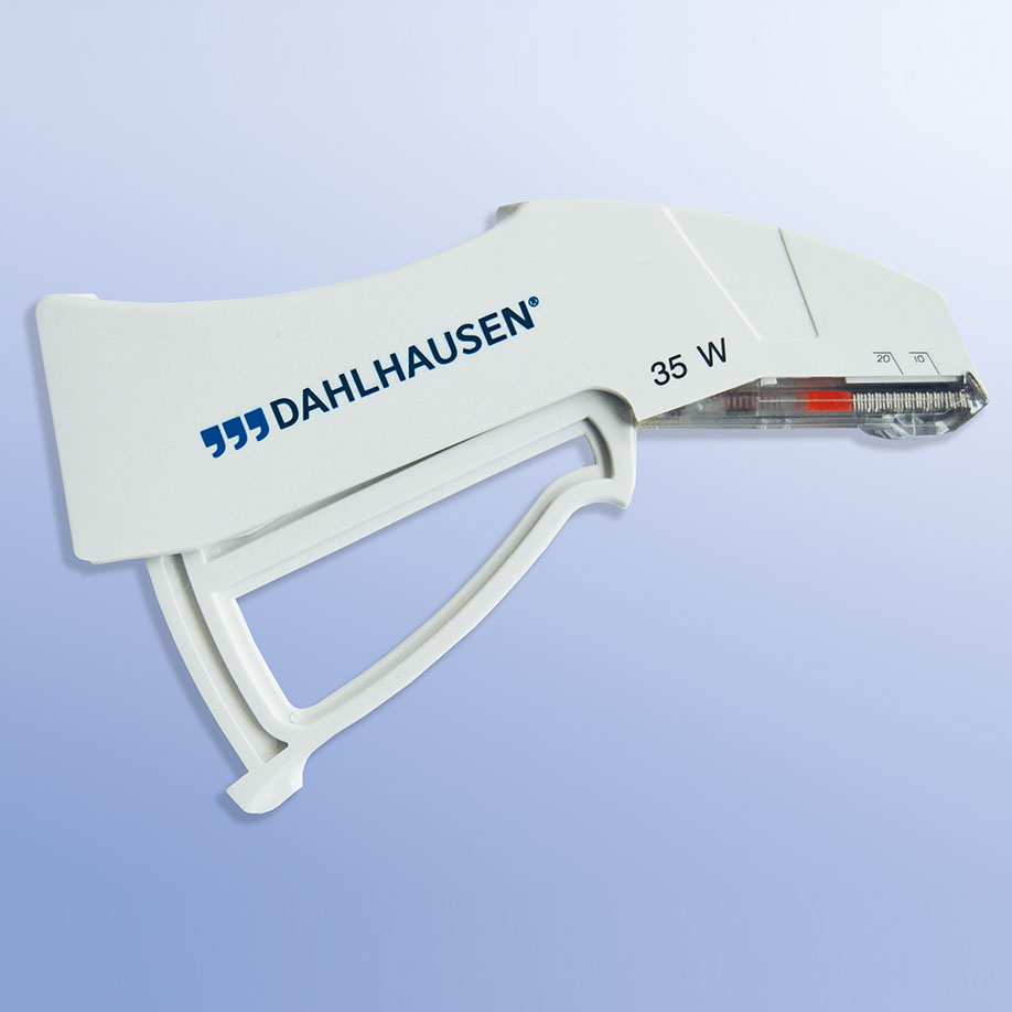Hautklammergerät 35