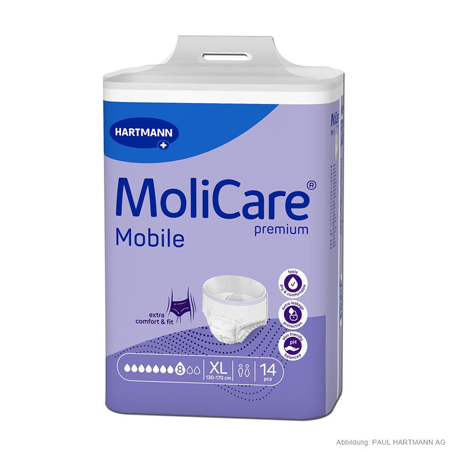 MoliCare Premium Mobile 8 Tropfen Inkontinenzslips Gr. XL (14 Stck.)