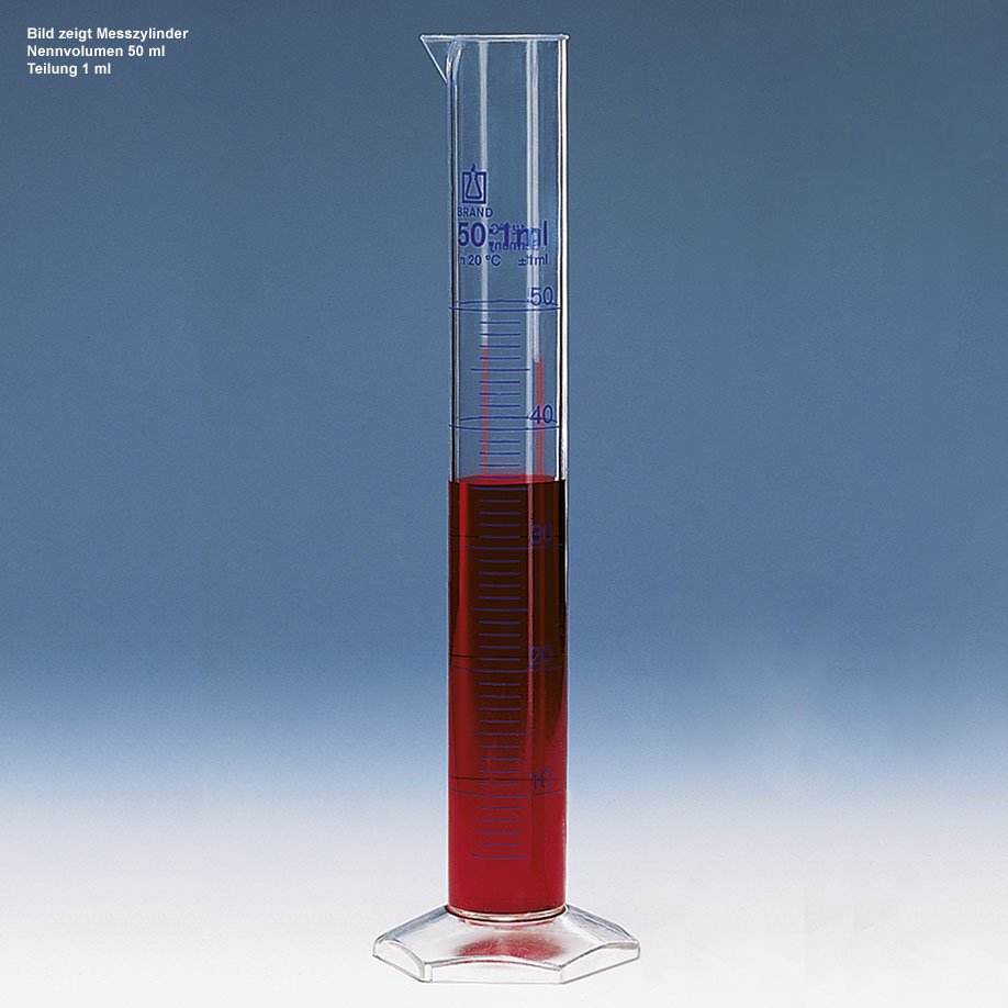 Messzylinder, hohe Form, Klass A, PMP,