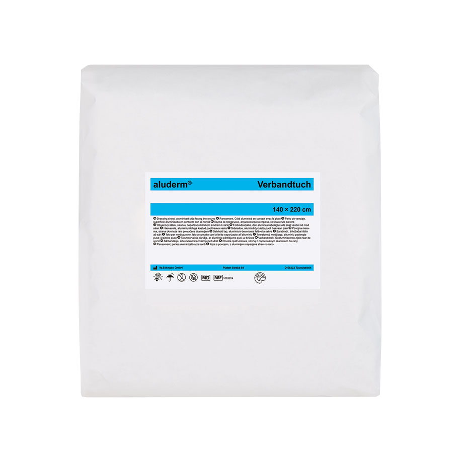 aluderm Bedsheet approx. 140 x 220 cm sterile