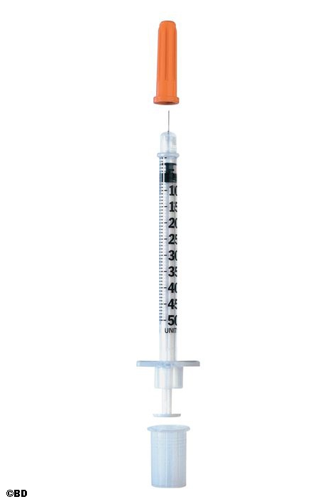 BD Micro-Fine+ Insulinspritzen 0,5 ml,