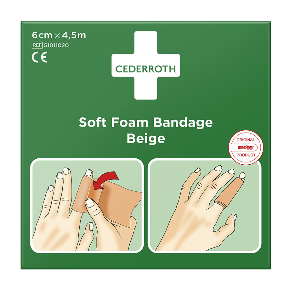 Cederroth Soft Foam Bandage Beige