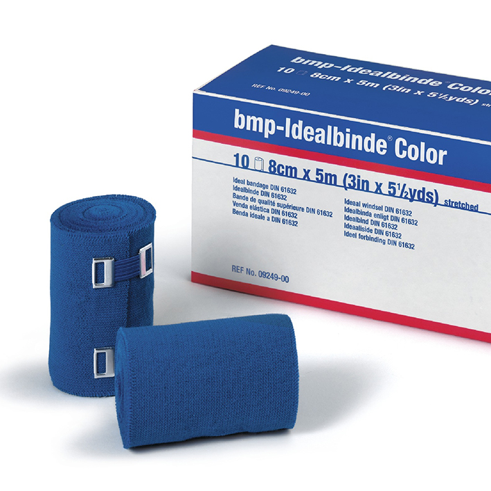 Idealbinde Color 5 m x 6 cm, blau,
