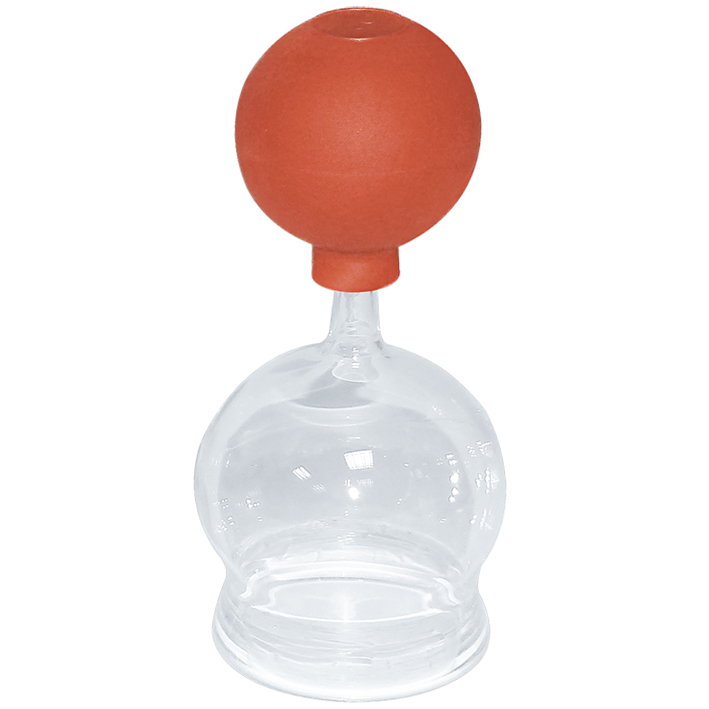 Schröpfkopf mit Olive und Ball,