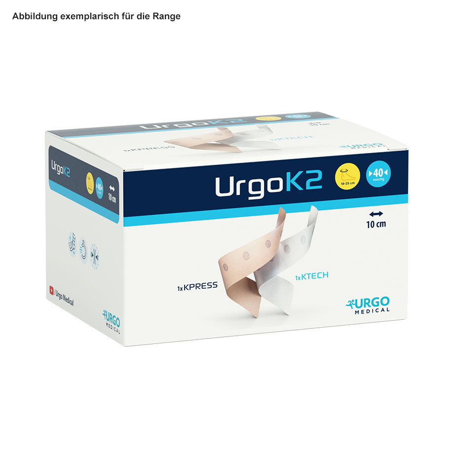 UrgoK2 two-layer compression bandage system, ankle size: 25 - 32 cm (6 pcs.)