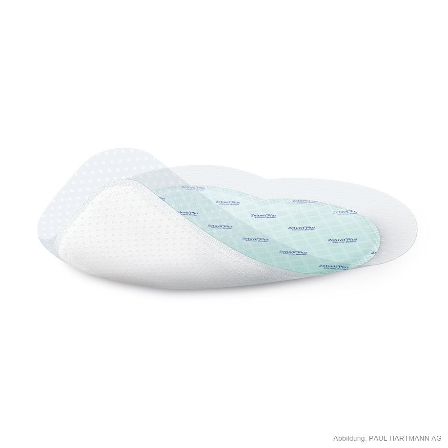 Zetuvit Plus Silicone Border Sacrum