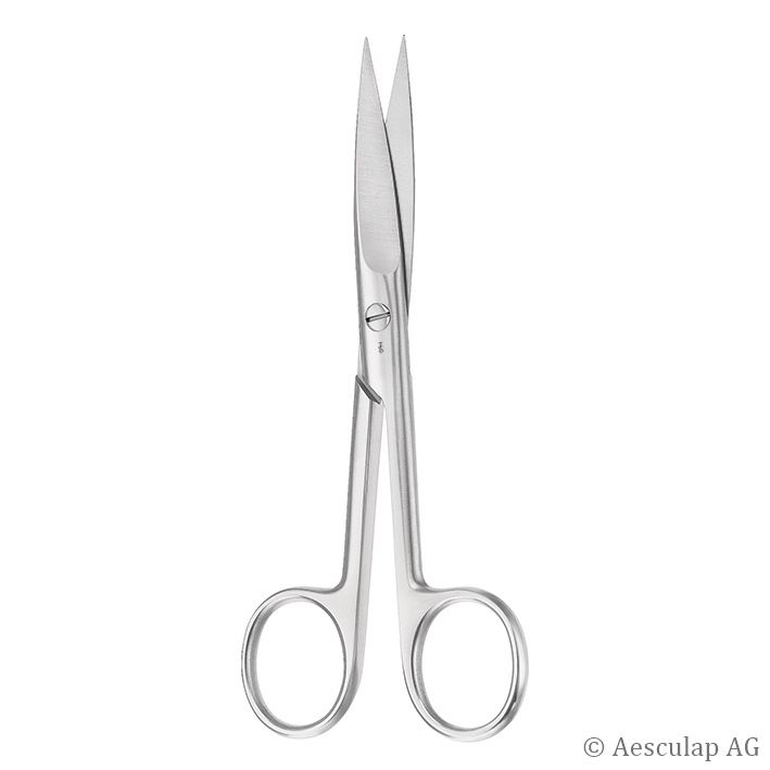 chir. Schere, gerade, spitz/spitz,