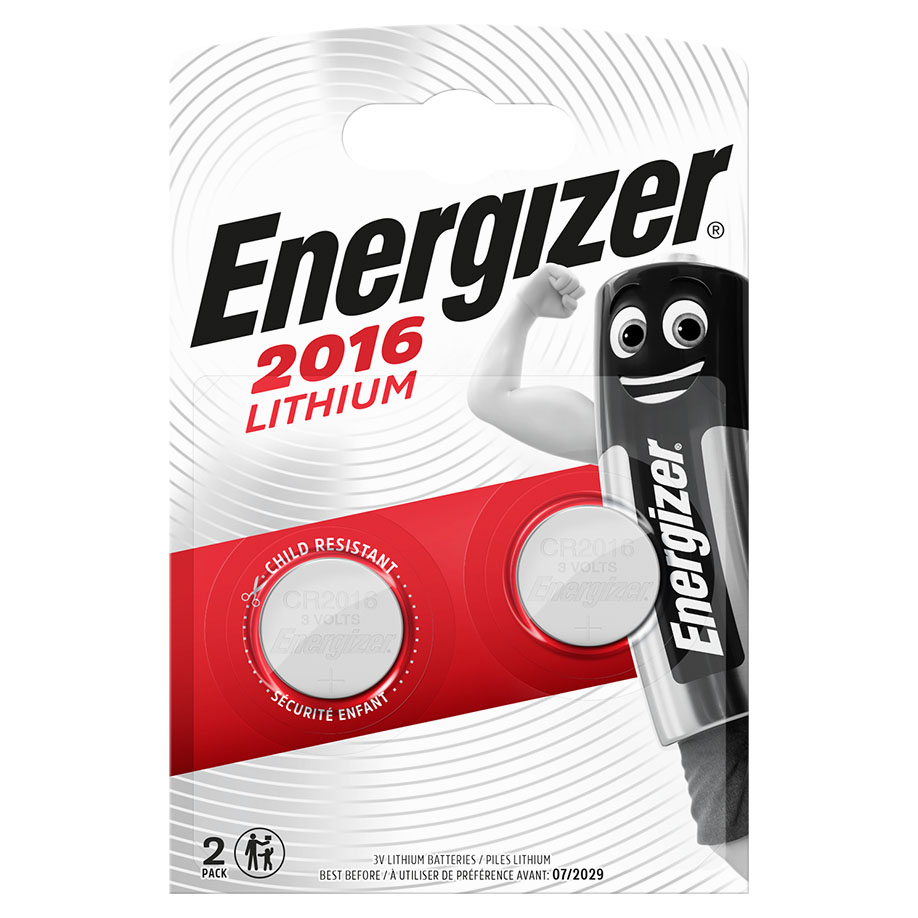 Energizer battery type CR2016, 3 V (2 pcs.) #638711#