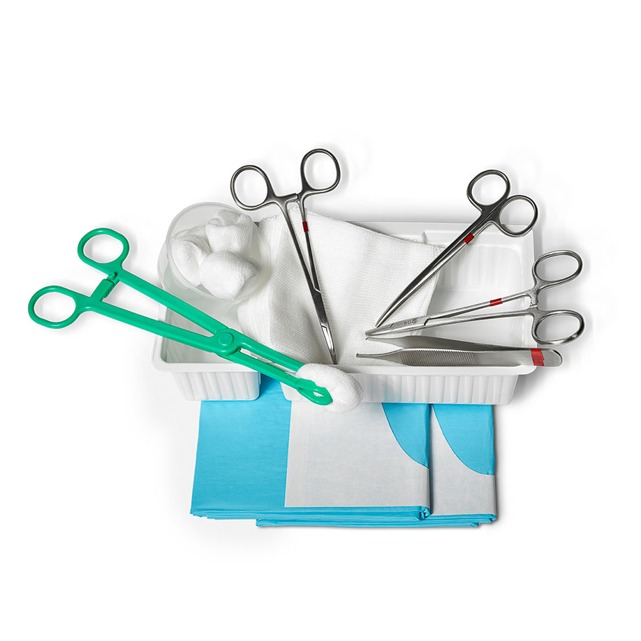 Wundversorgungs-Set, fein,