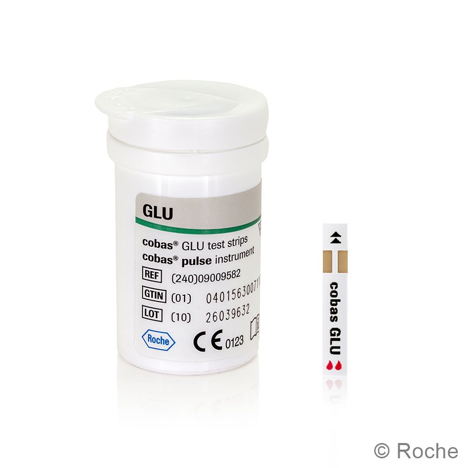Cobas pulse GLU Teststreifen (2 x 50 Stck.)